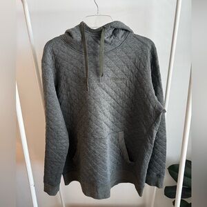 Men’s Quilted Olive Green Hoodie